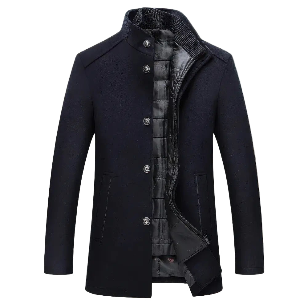 Belle & Cooper | Wool Windbreaker with One Chest Pocket