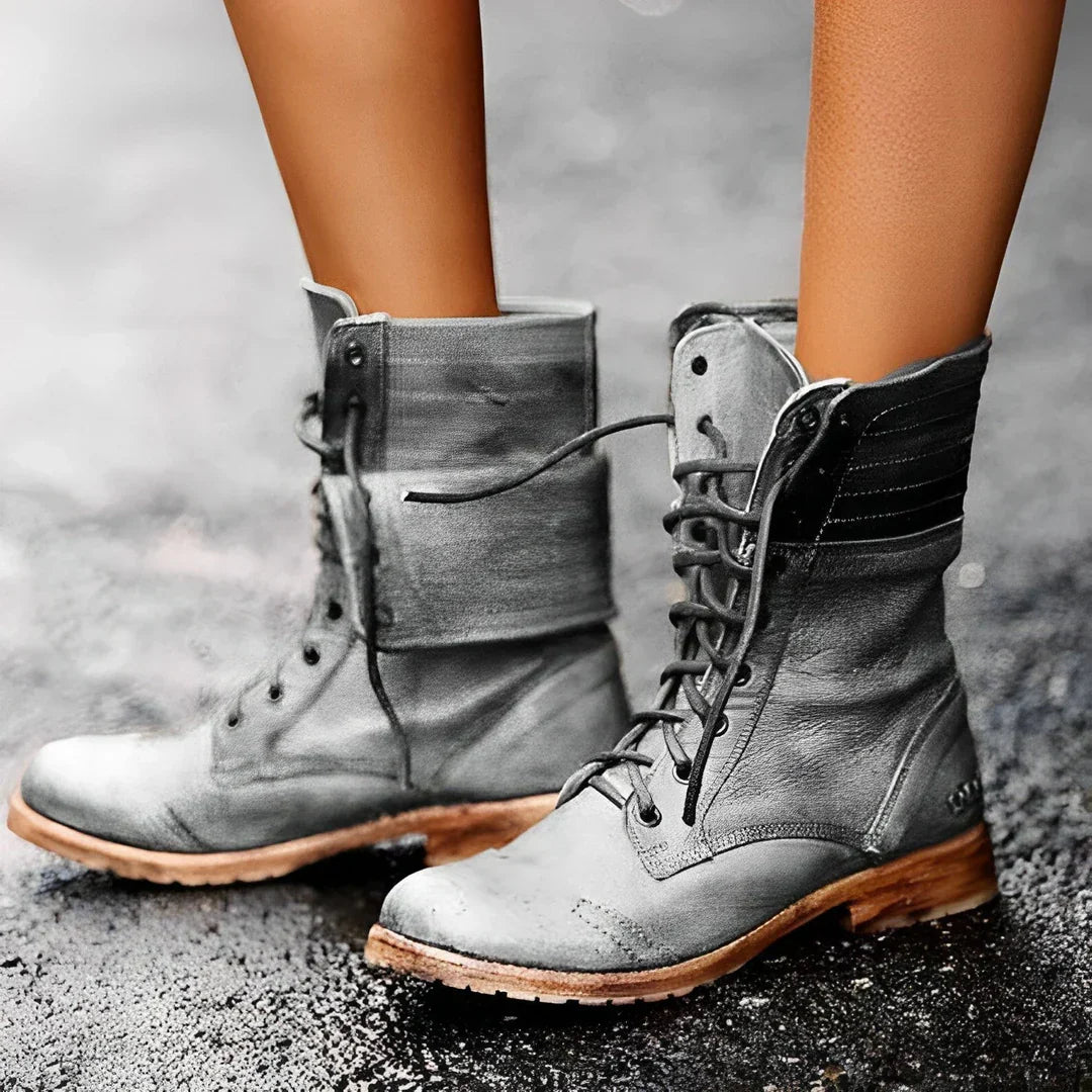Chloe | Women’s Lace-Up Combat Boots