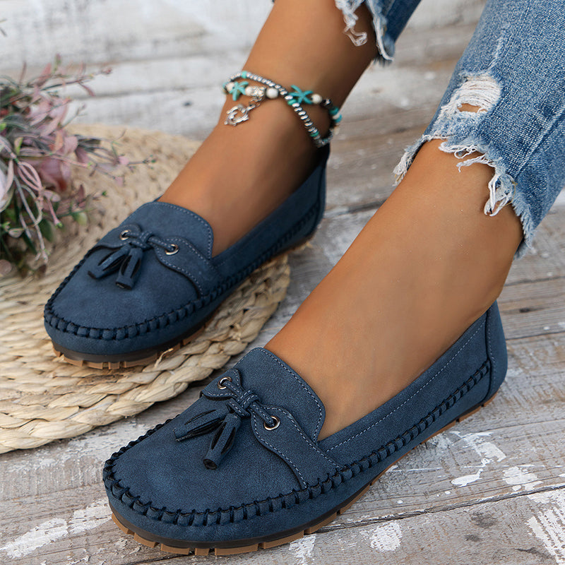 Rosalia - Classic Bow Loafers