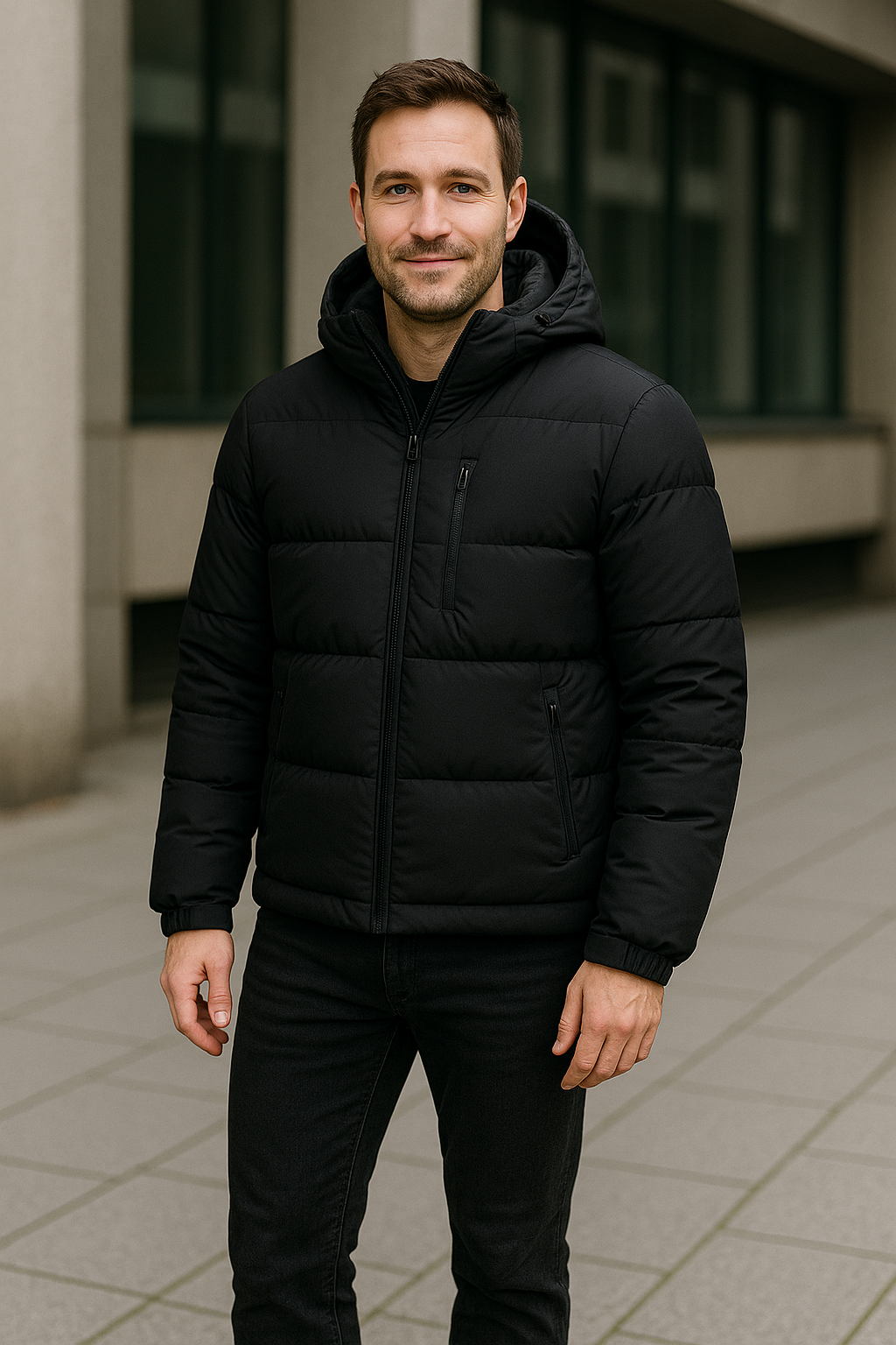 Belle & Cooper | Warm Down Jacket with Detachable Hood