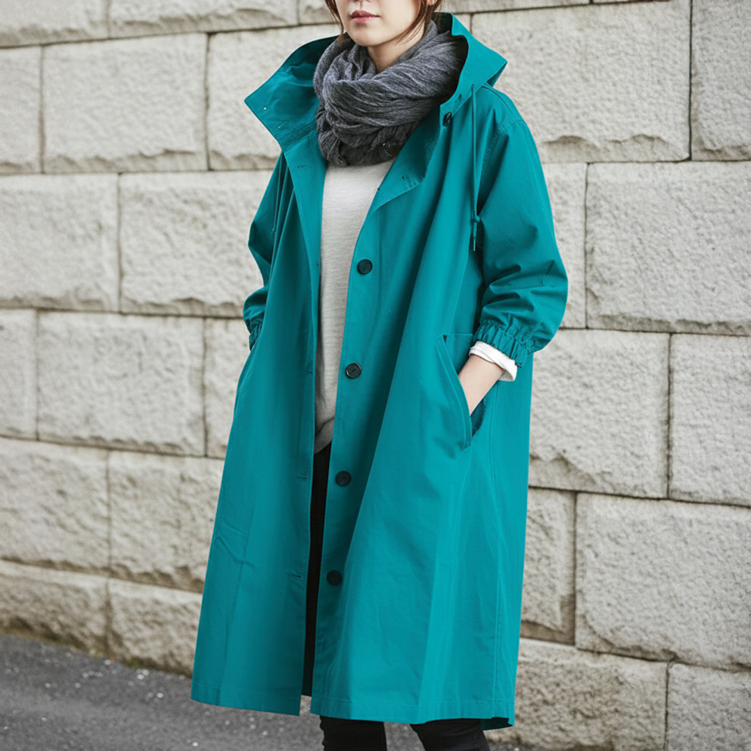 Quenby - Gabardina con Capucha