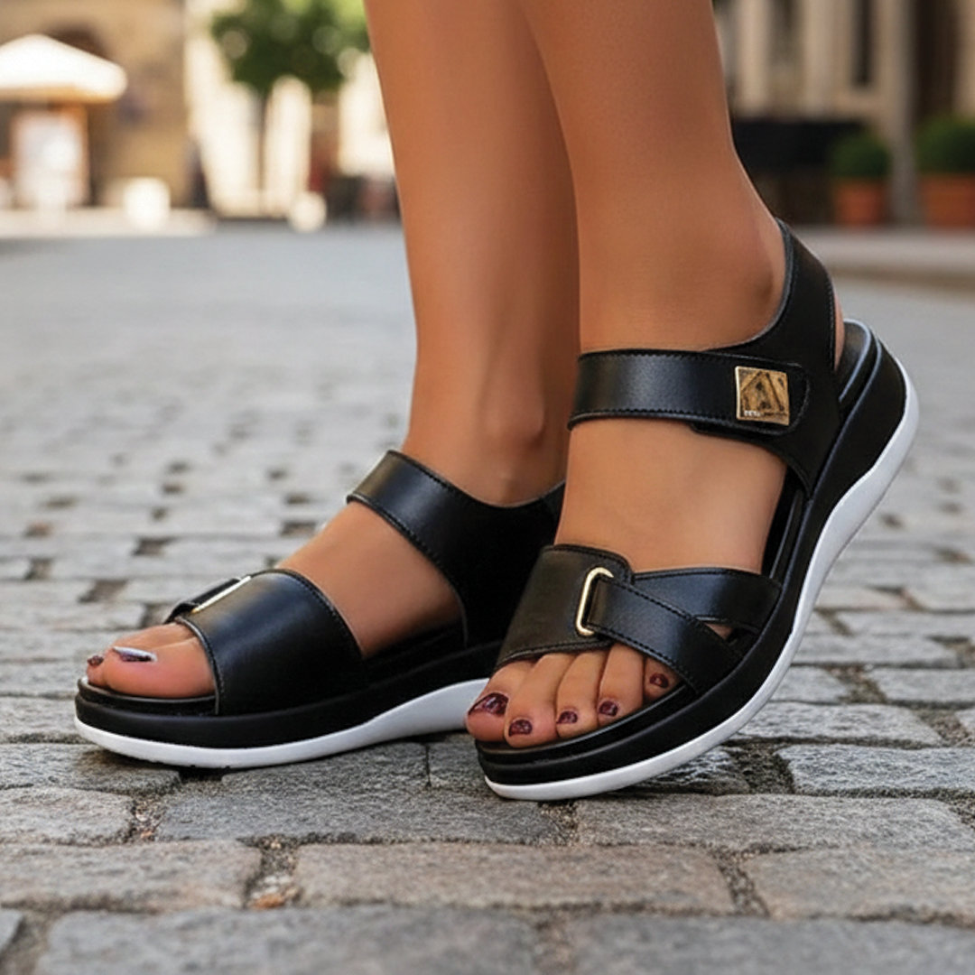 Glyn - Platform Slingback Sandals