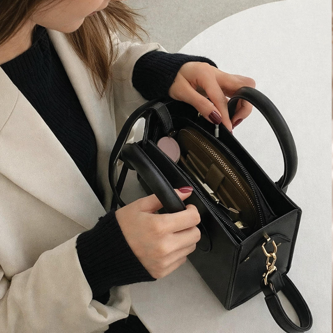 Solvrae - Vegan Leather Mini Crossbody Bag