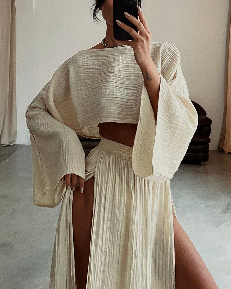 Vionnet - Gauze Two-Piece Set