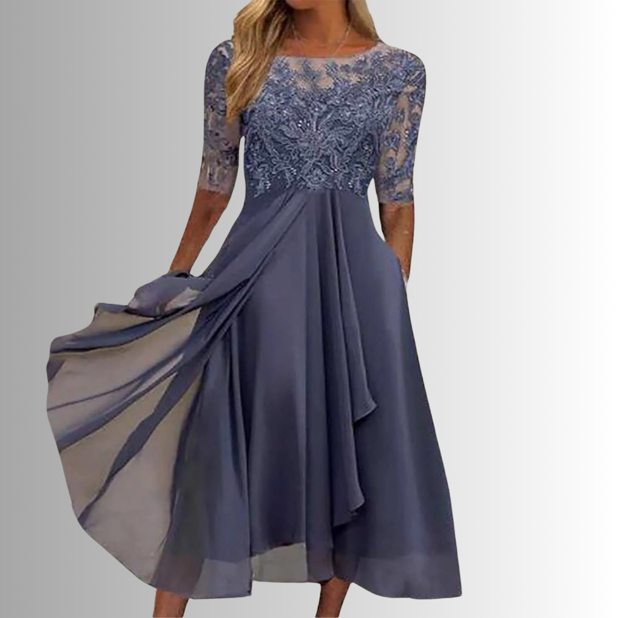 Rhonda™ | Elegant blondekjole