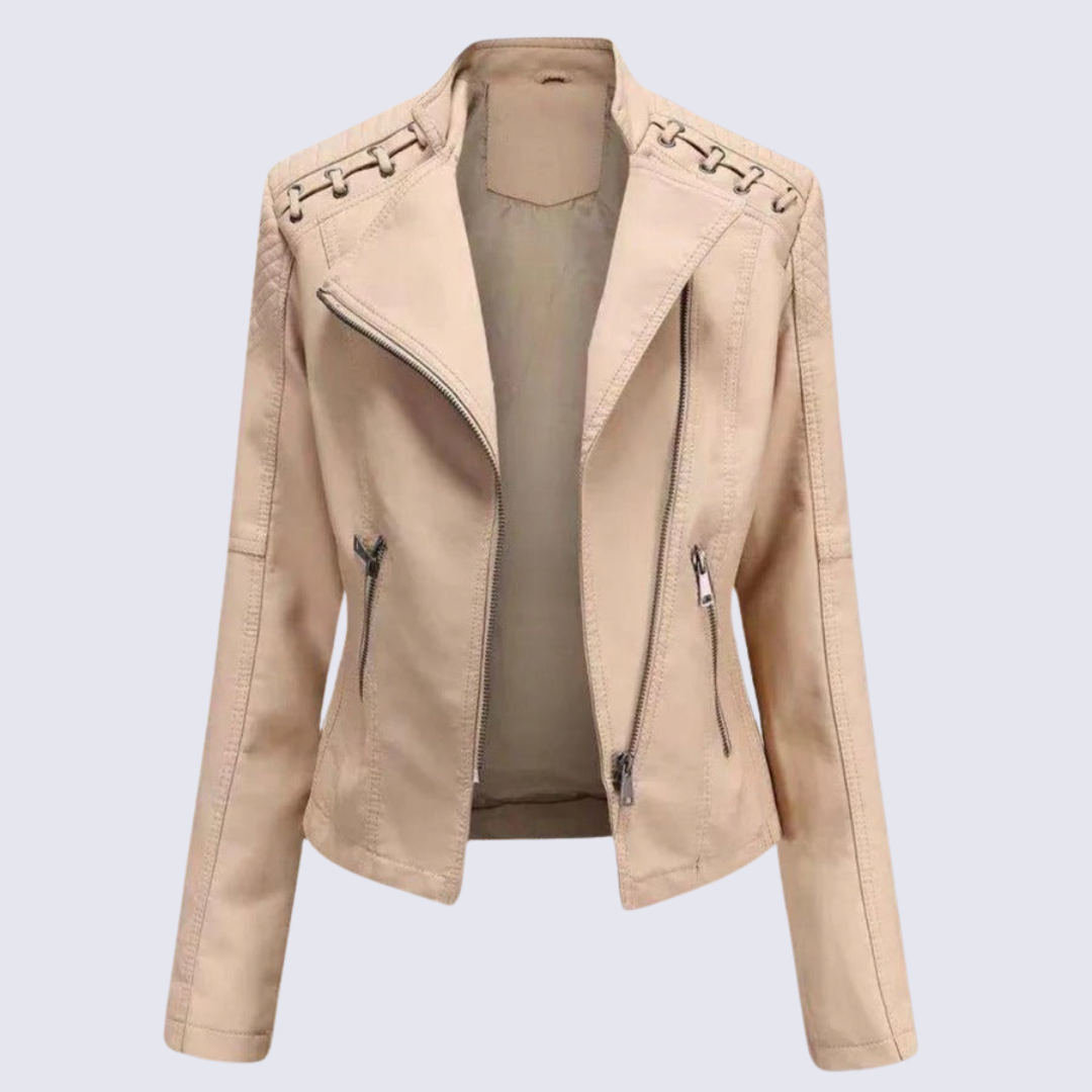 Leta - Women's Faux Leather Jacket
