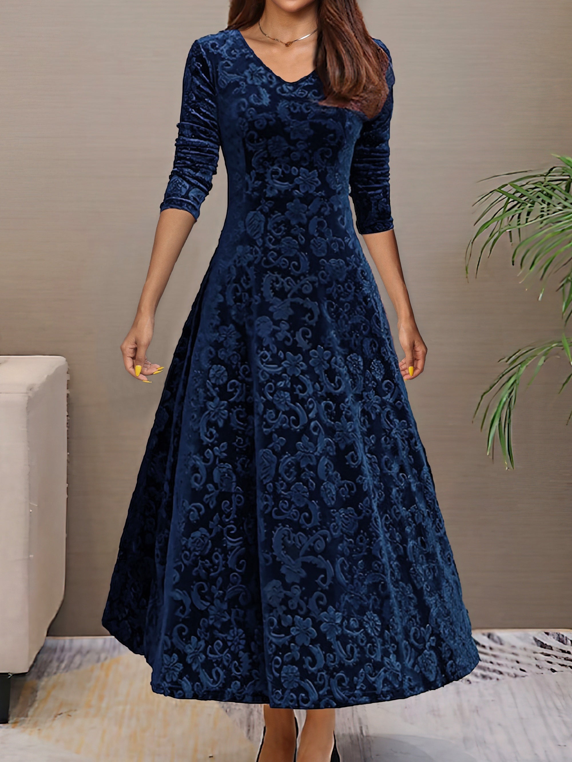 Denise | Velvet Elegance Dress