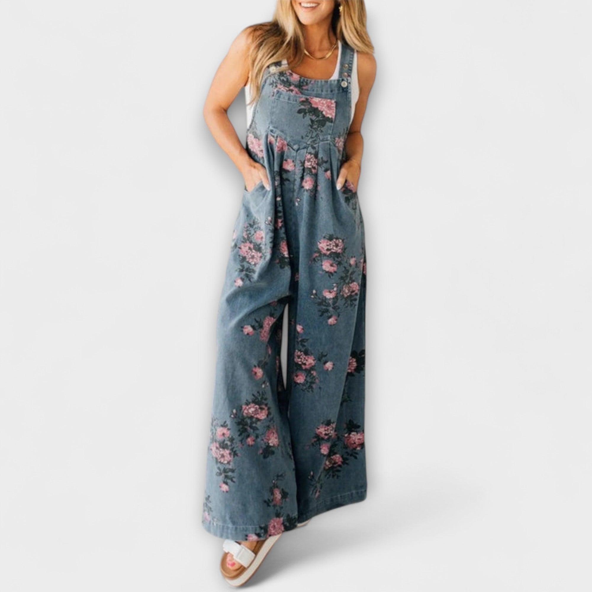 Mirona - Casual denim overalls