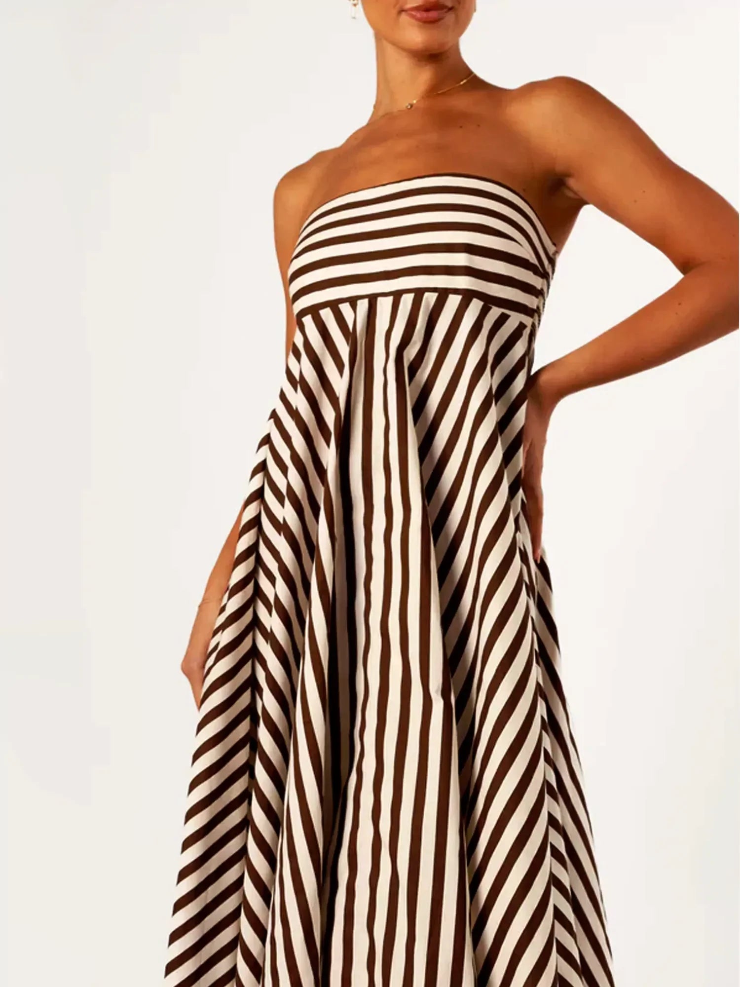 Isira - Strapless Maxi Dress