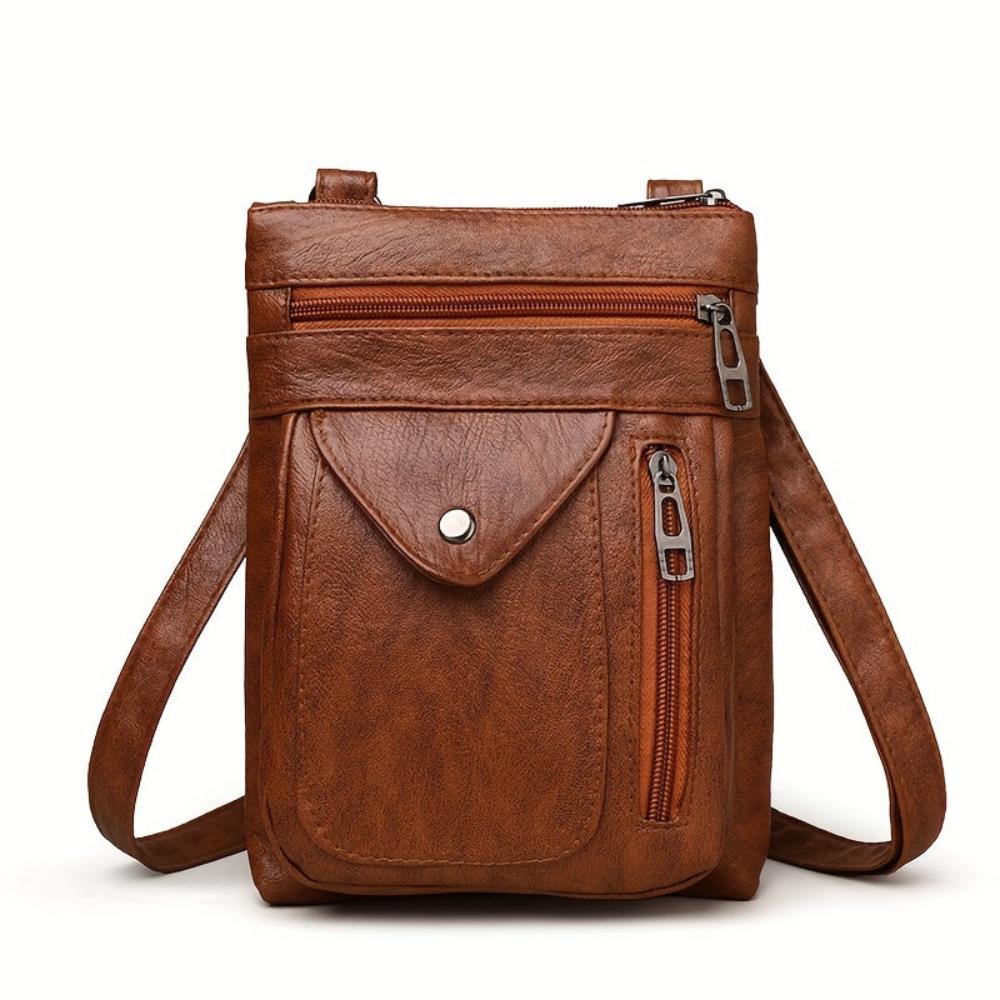 Renzia - Crossbody Skuldertaske i Vegansk Læder