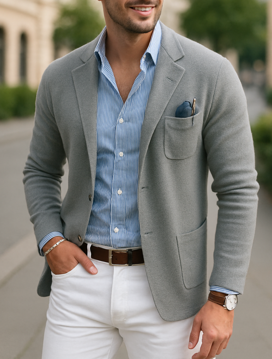 Belle & Cooper | Slim Fit Blazer for Leisure and Weddings