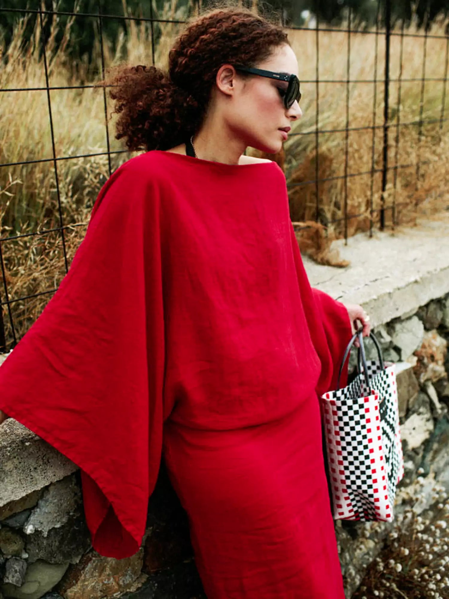 Givelle - Kimono Midi Dress