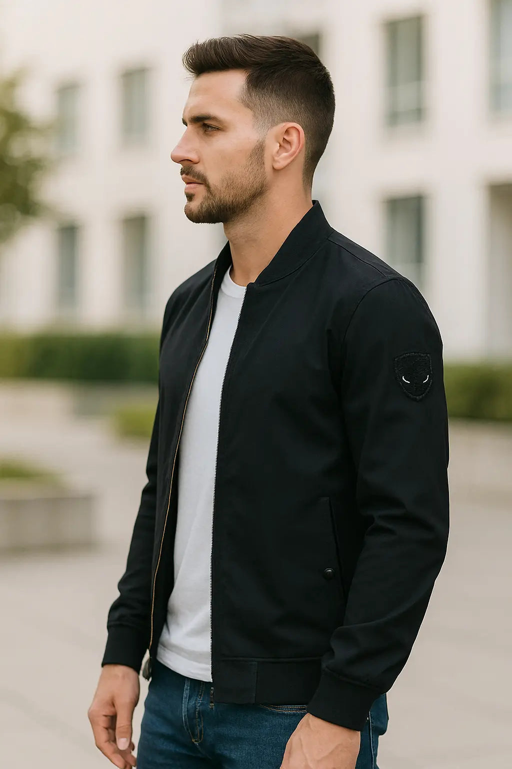 Belle & Cooper | Men's Slim Fit Bomber Jacket