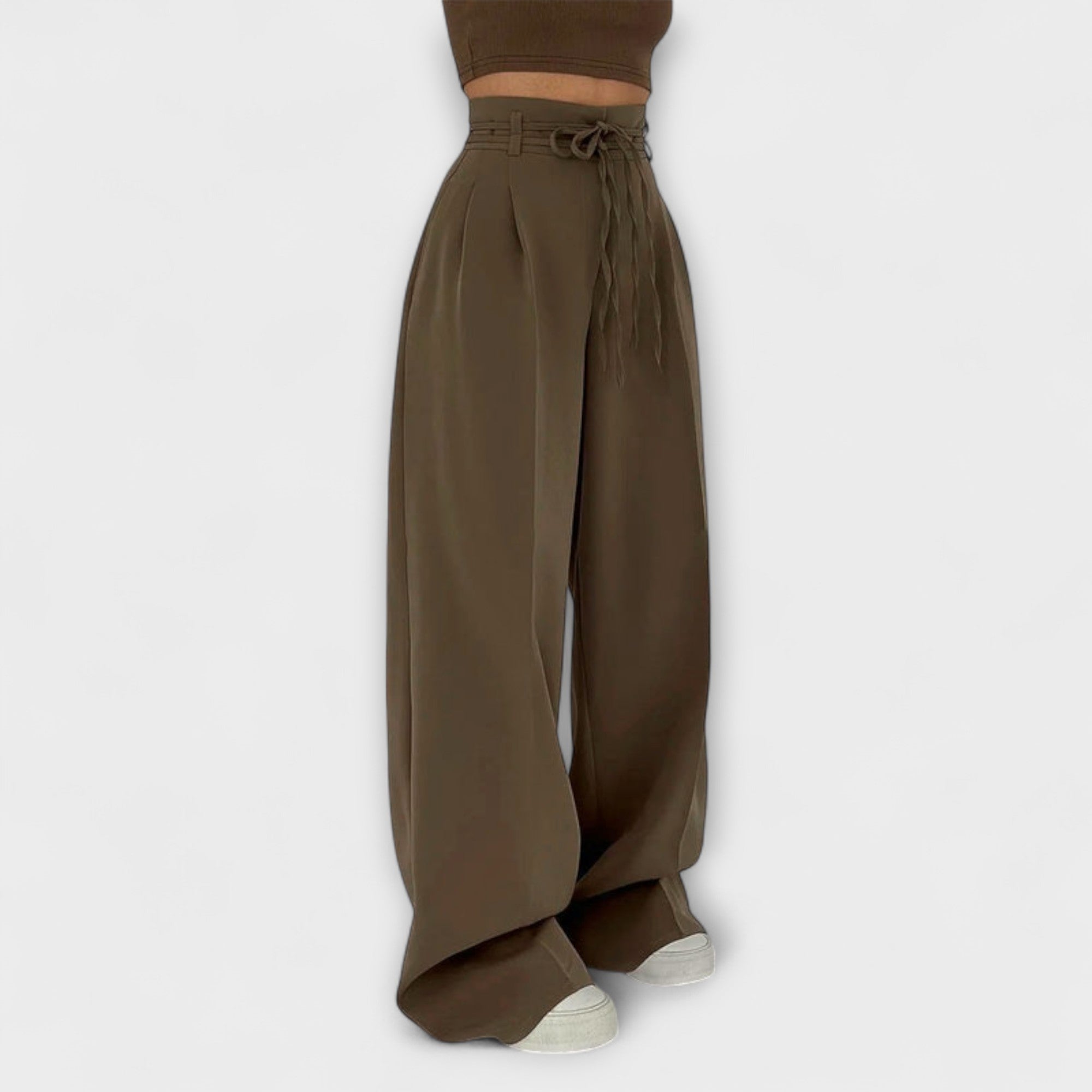 Jill - Lace-up leisure trousers