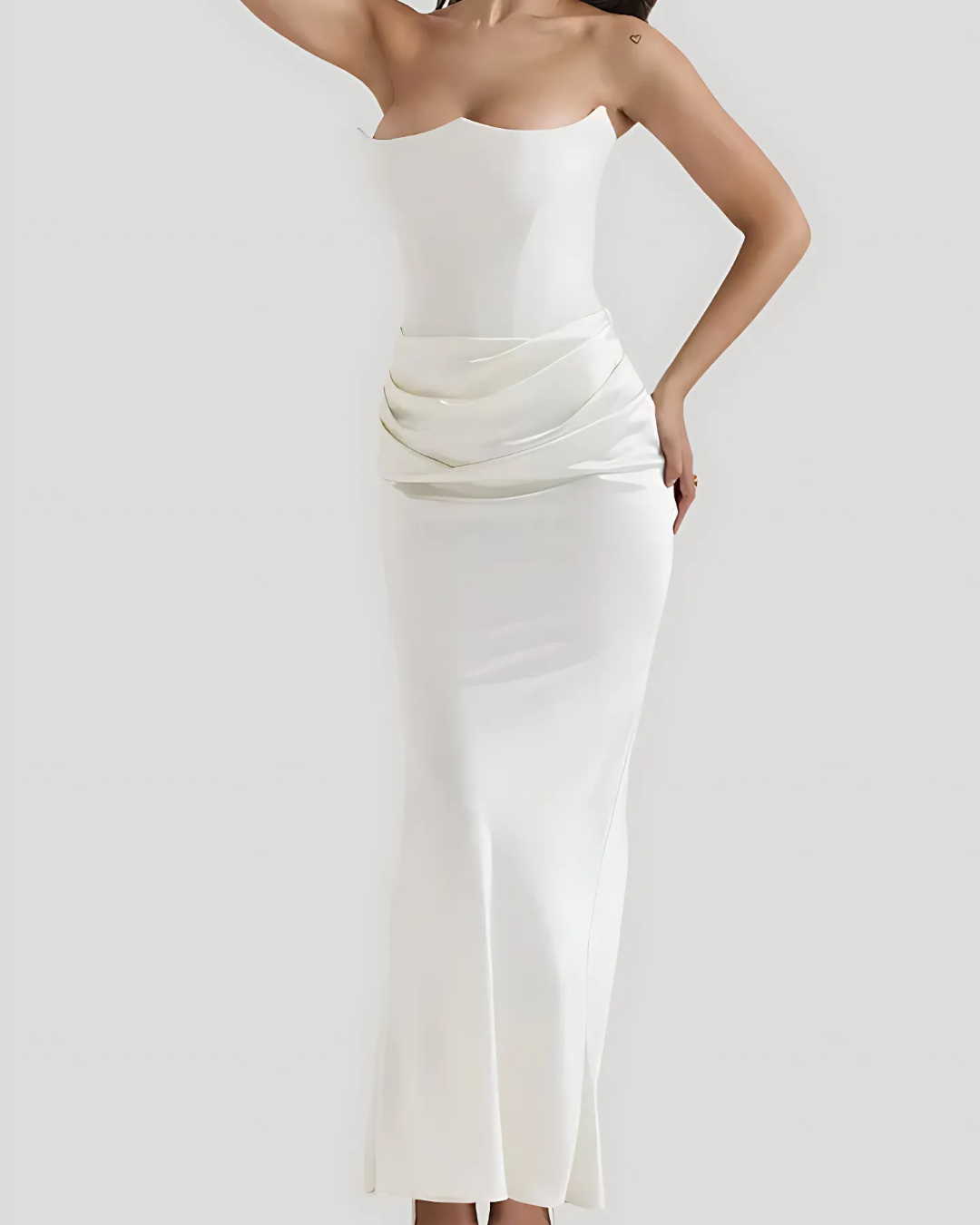 Brooklyn | Women Wedding Guest Draped Maxi Dress