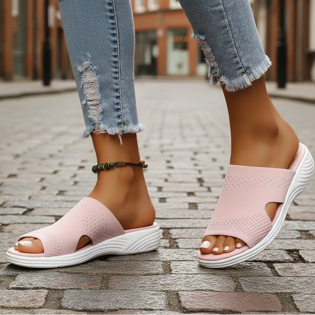 Waltz - Orthopedic Open-Toe Knit Sandals
