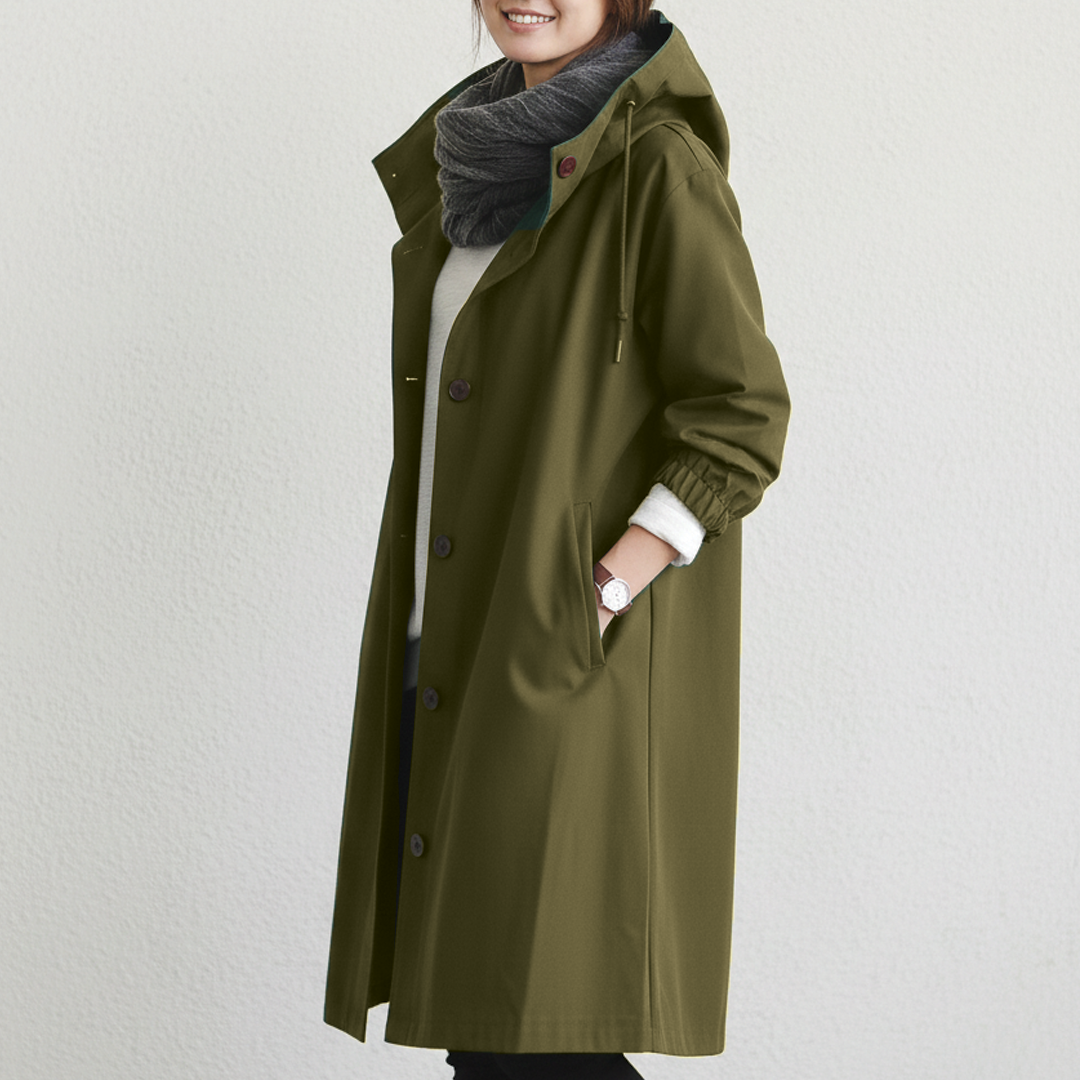 Quenby - Gabardina con Capucha