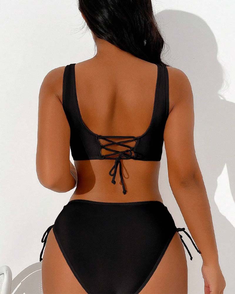 Brisa - Bikini med slå-om-top