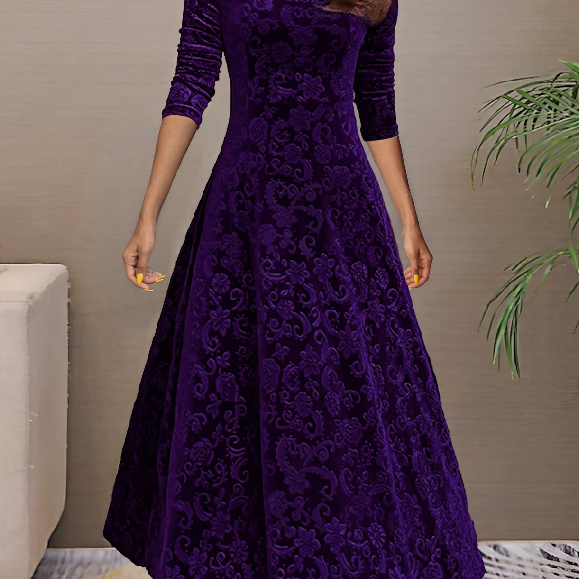 Denise | Velvet Elegance Dress