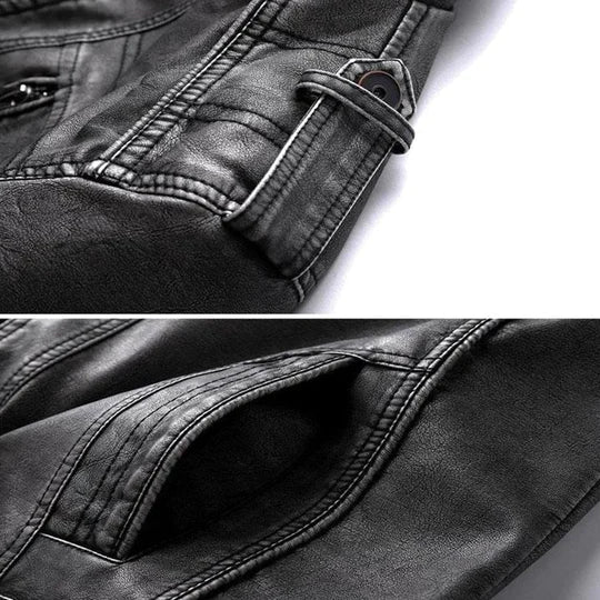 Pervin - Faux Leather Jacket