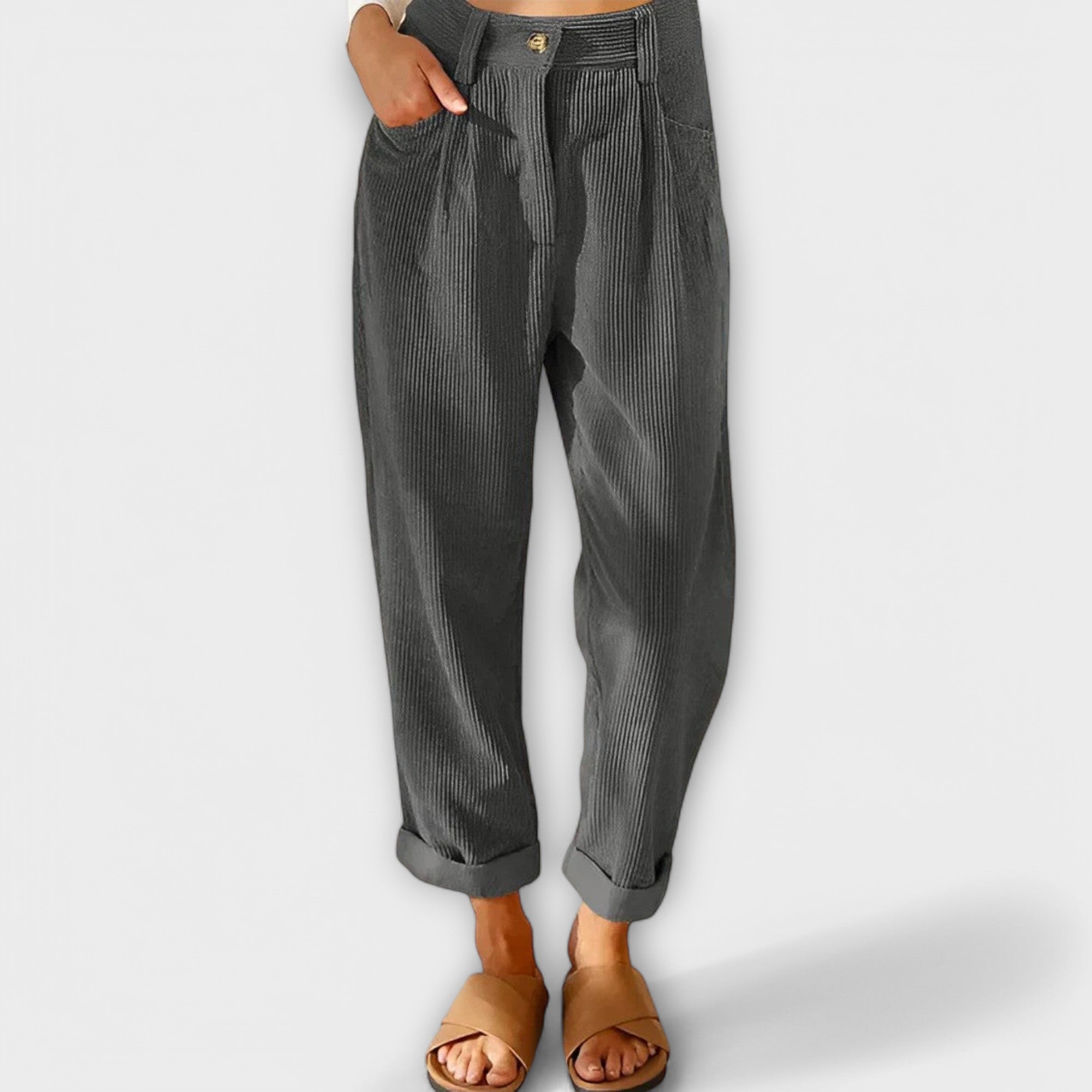 Jana - Modern corduroy trousers