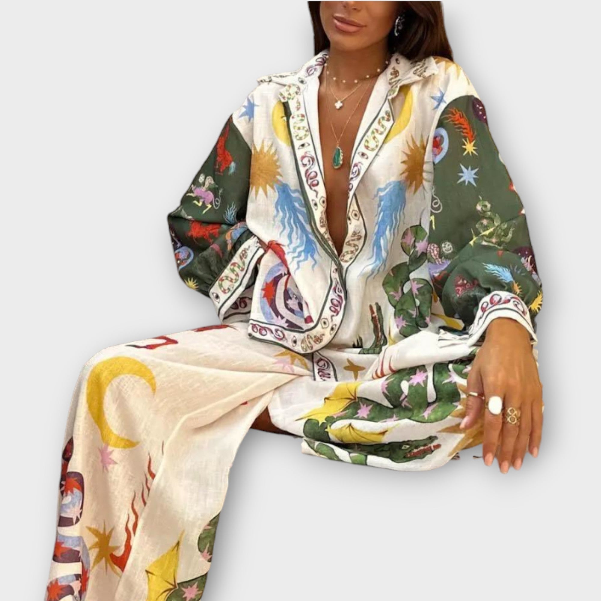 Stella - Elegant two-piece women's outfit