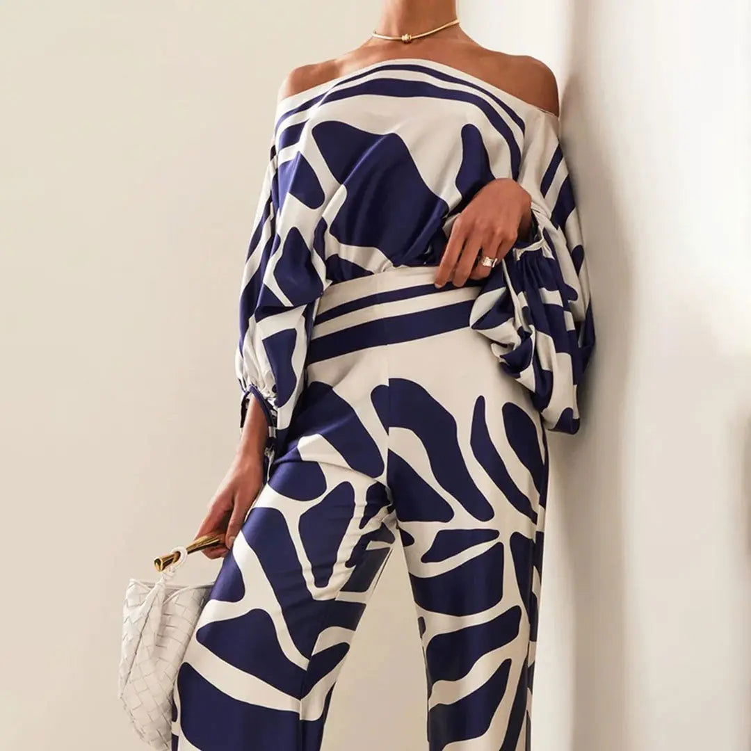 Elanora - Satin Two-Piece Set