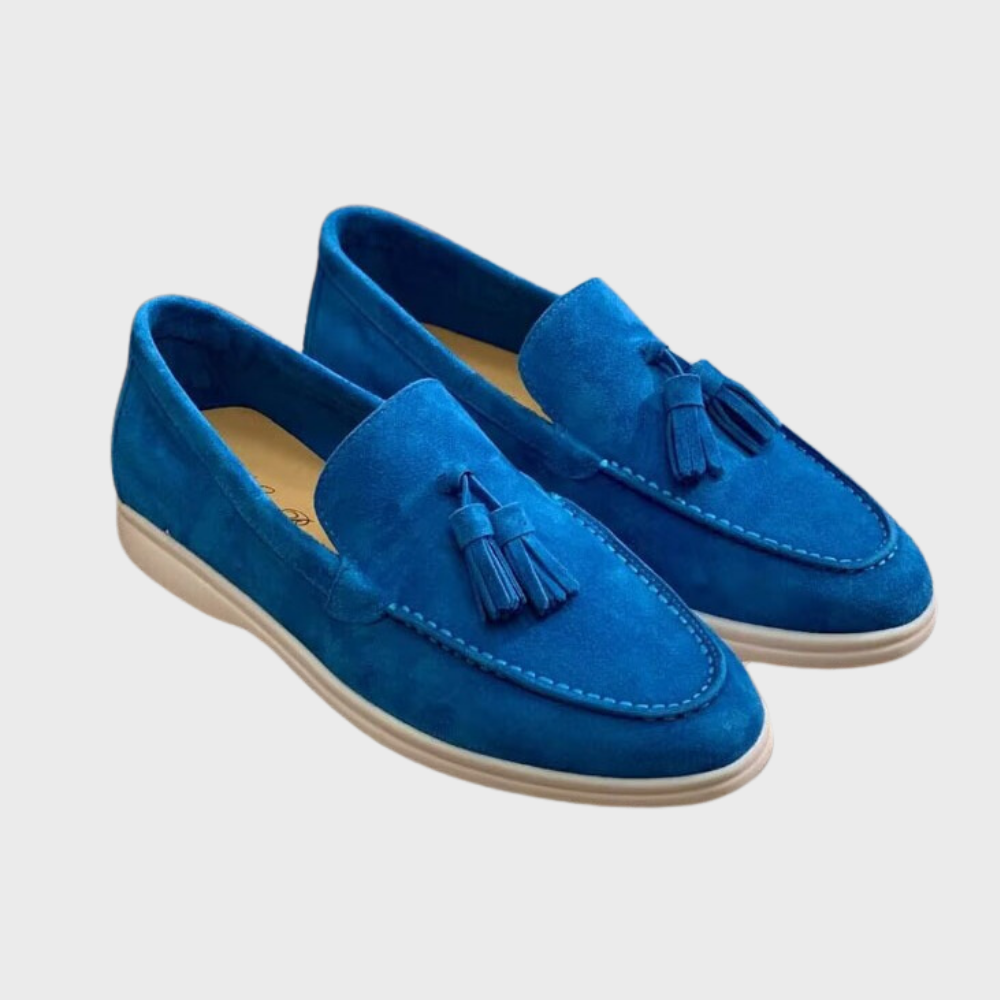 Kyle | Men’s Classic Suede Tassel Loafers