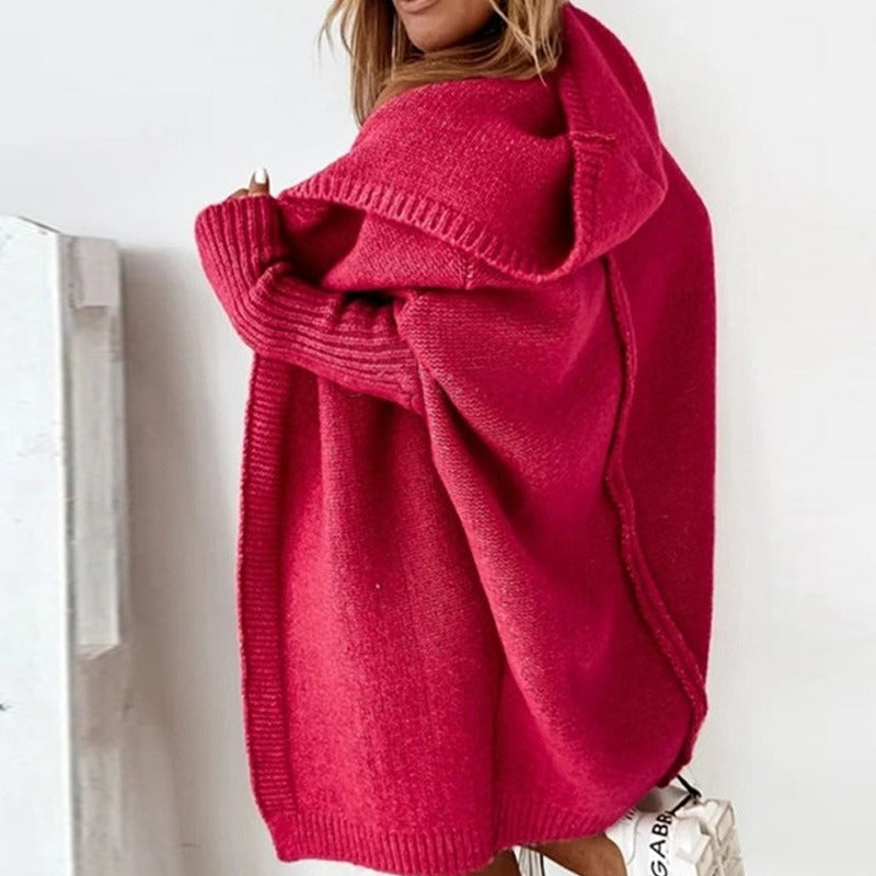 Zinnia - Hooded Knit Cardigan