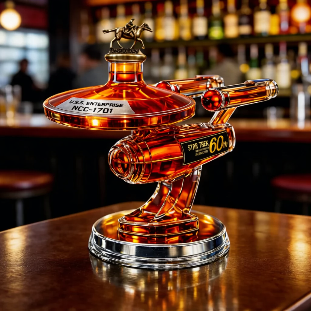 60th Anniversary of the USS Enterprise - Whiskey Decanter