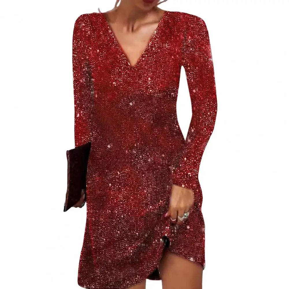 Eleanor | Vestido cruzado elegante con cuello en V para mujer