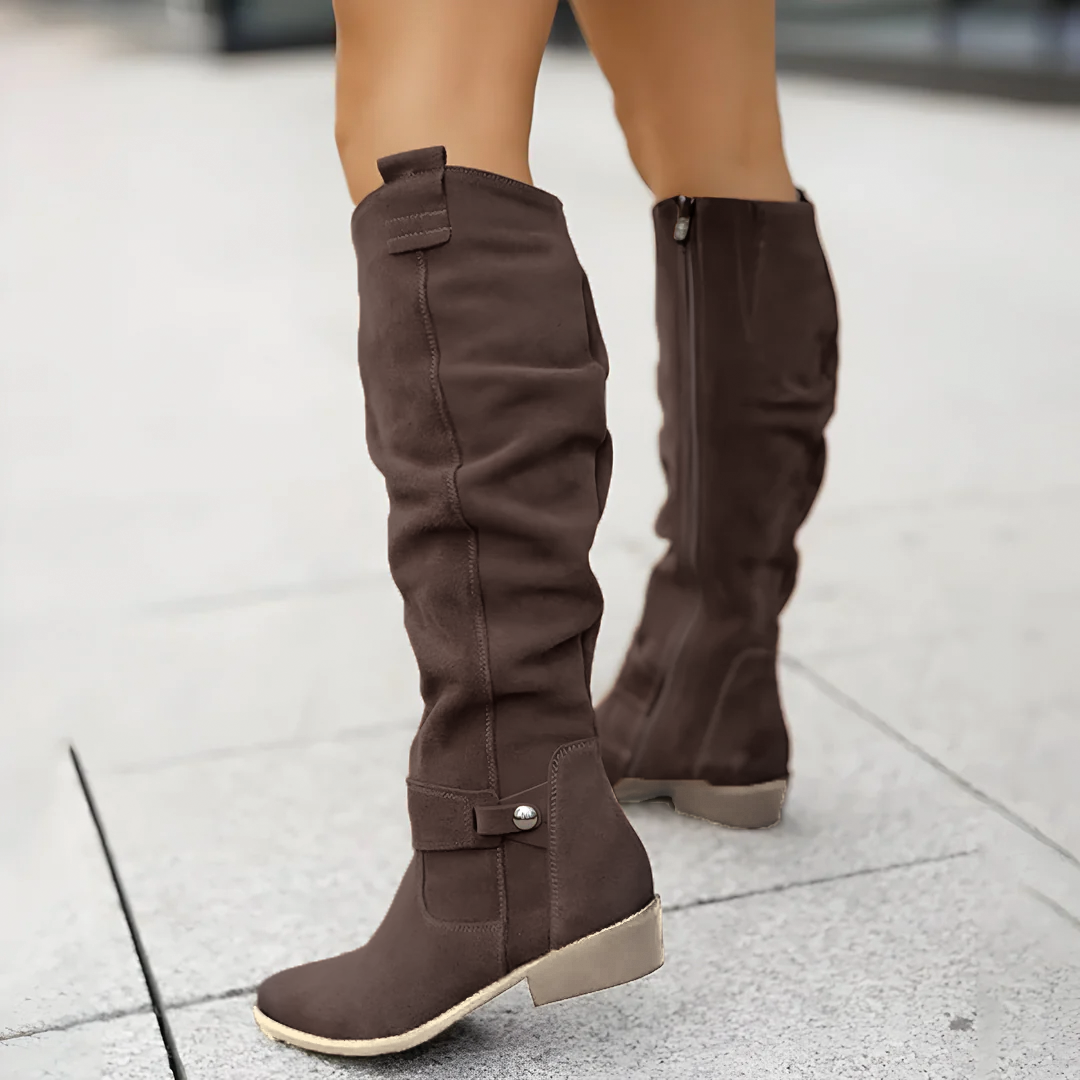 Titan - Suede Knee Boots