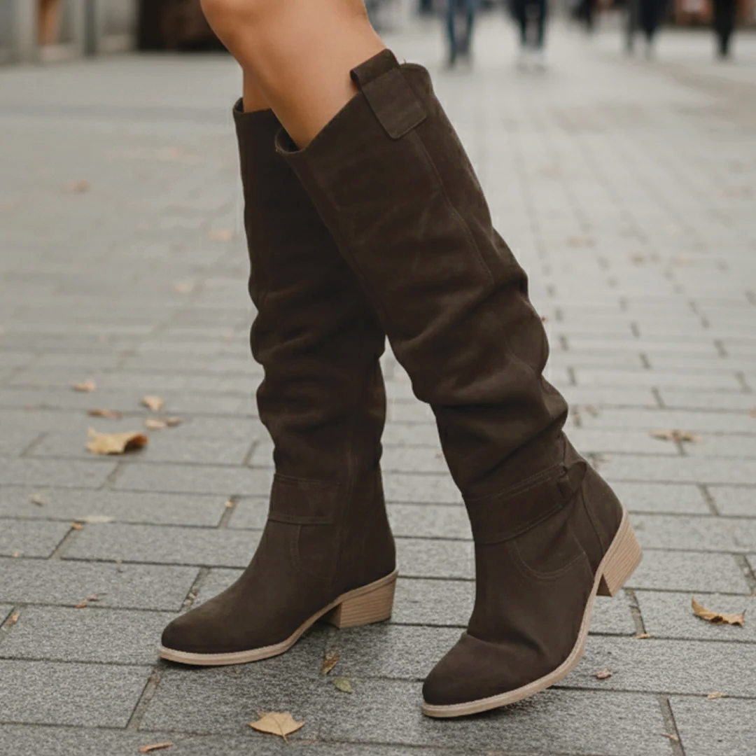 Titan - Suede Knee Boots