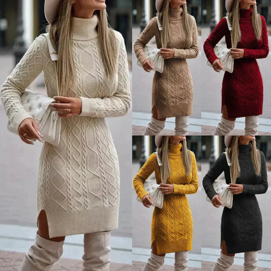 Harlisse – Elegant Winter Knit Dress