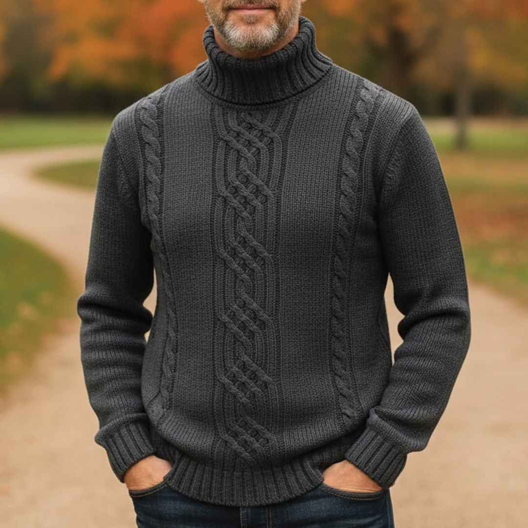 Bravik- Kabelstrikket Sweater