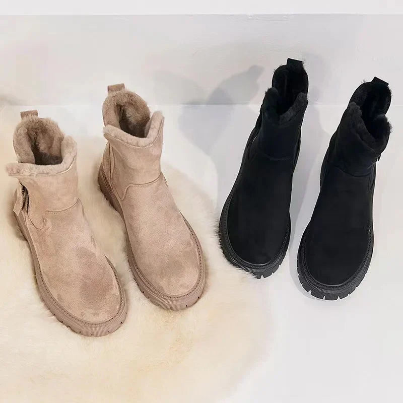 Freya - Faux Fur Ankle Boots