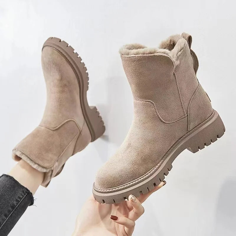 Freya - Faux Fur Ankle Boots