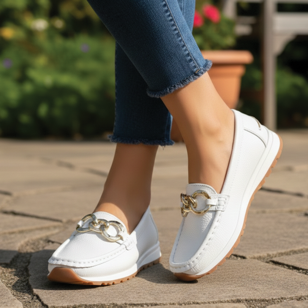 Emma - Mocasines con hebilla plana