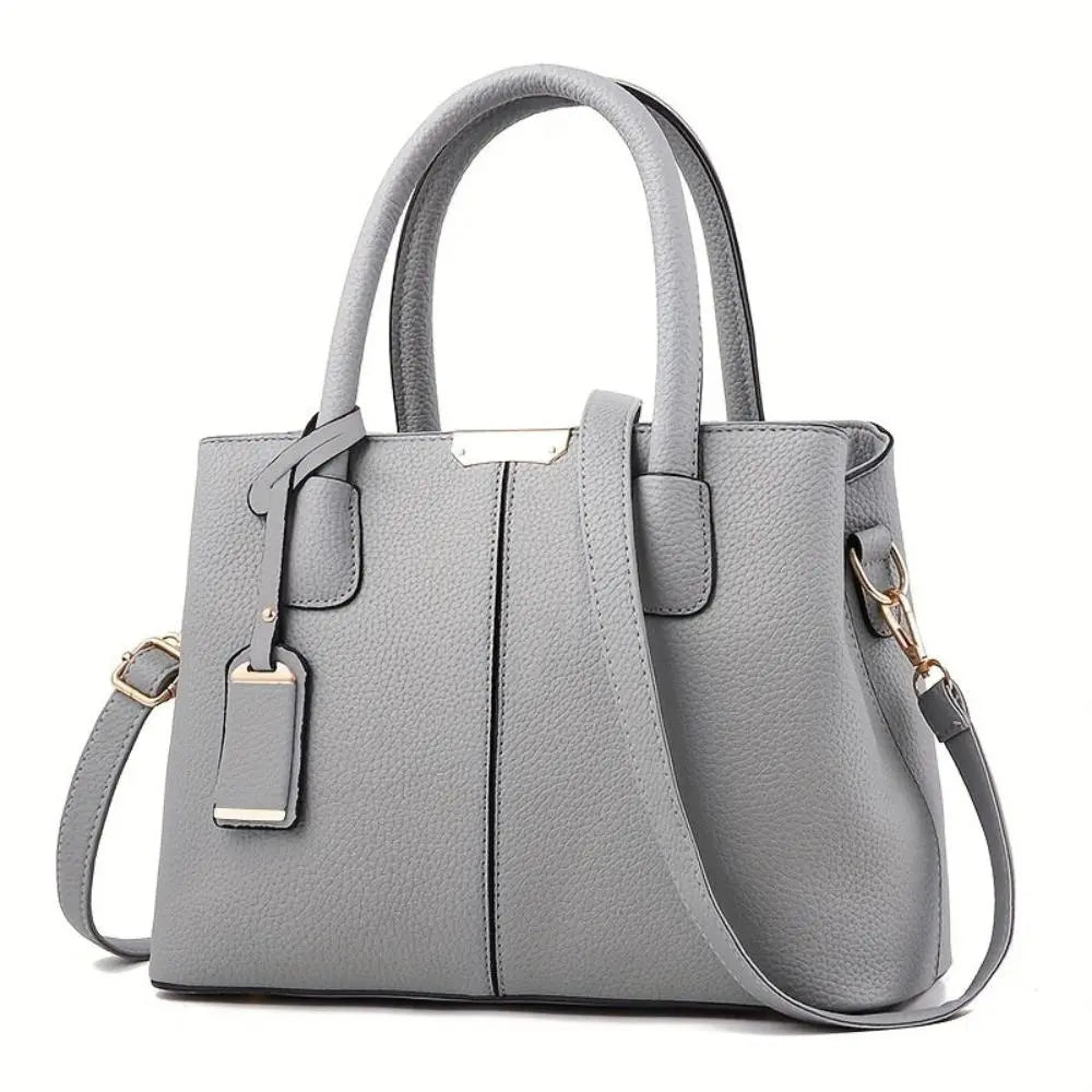 Delvire - Vegan Leather Structured Handbag