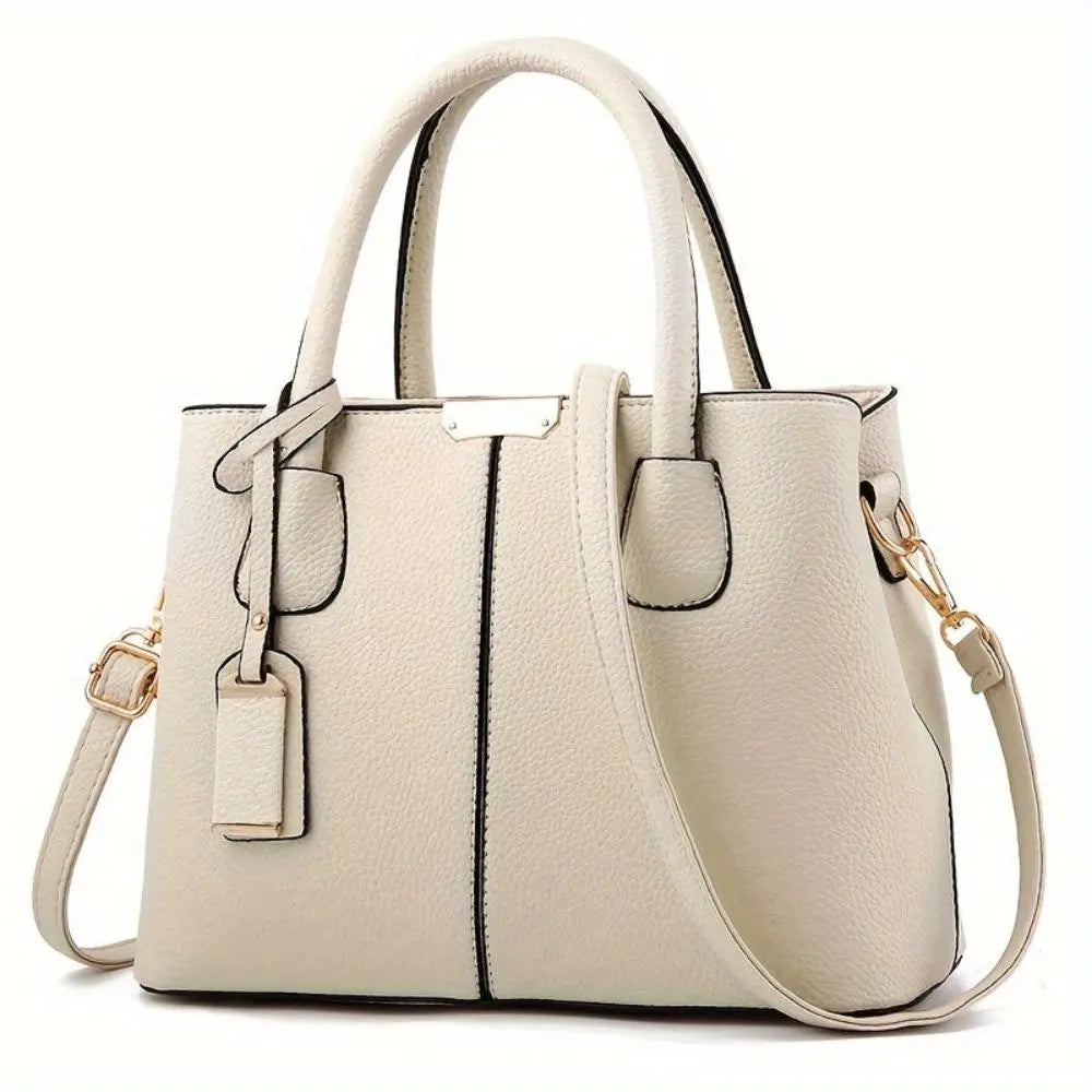 Delvire - Vegan Leather Structured Handbag