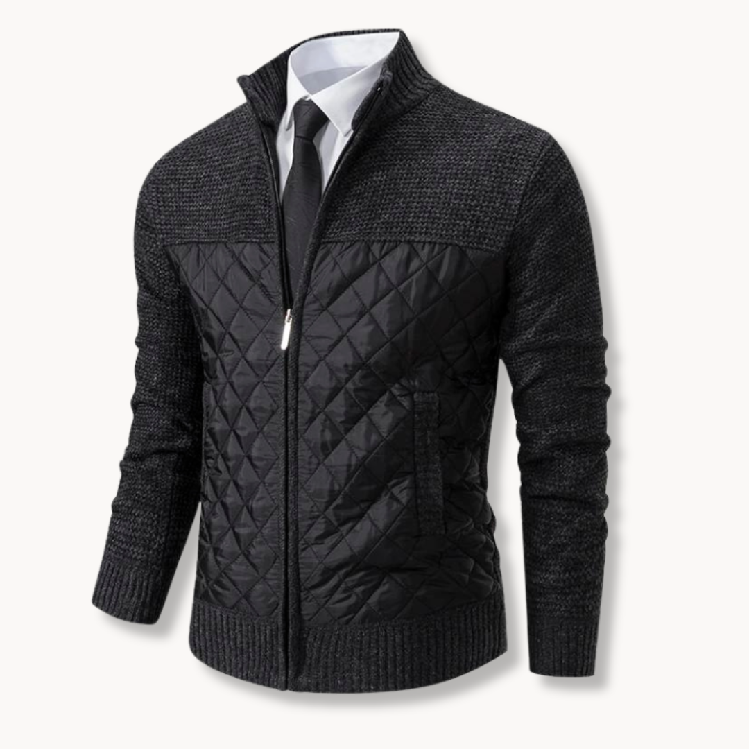 Sirov - Quilted Sweater Jacket