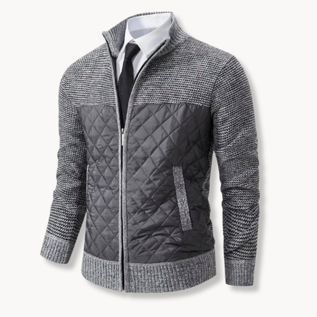 Sirov - Quilted Sweater Jacket