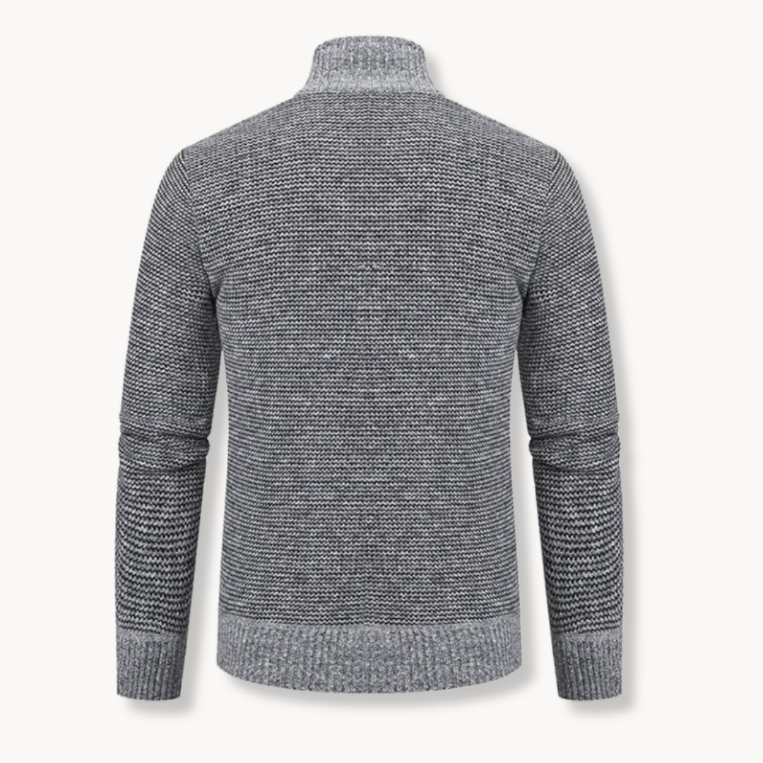 Sirov - Quilted Sweater Jacket