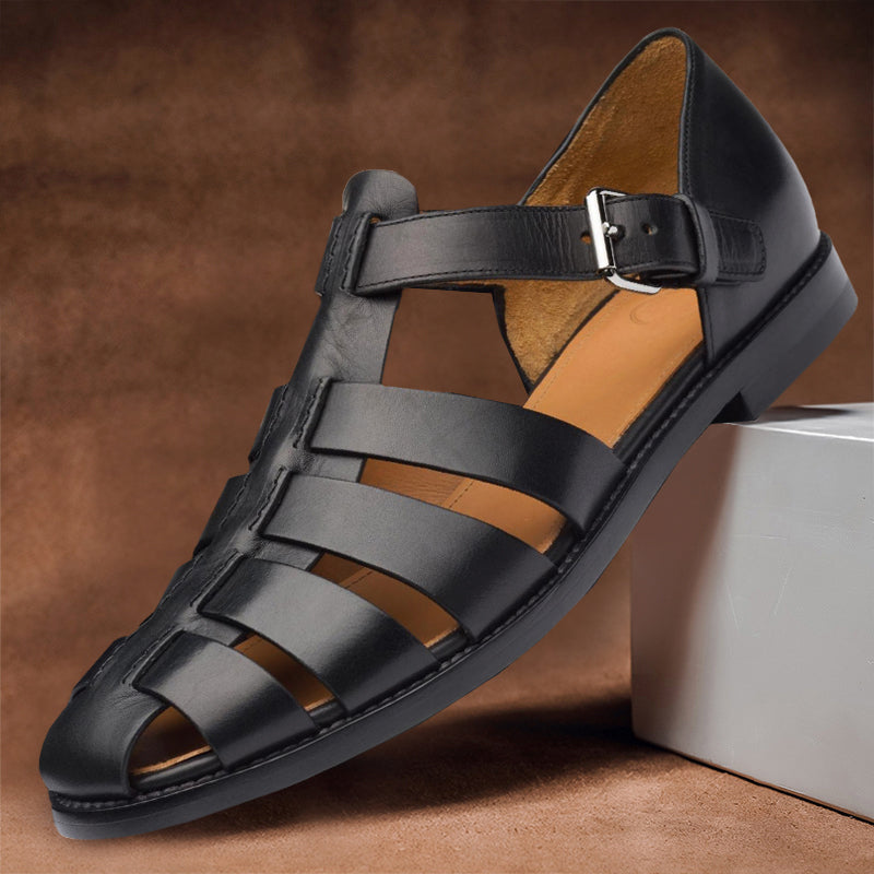 Trevor - Vegan Leather Fisherman Sandals