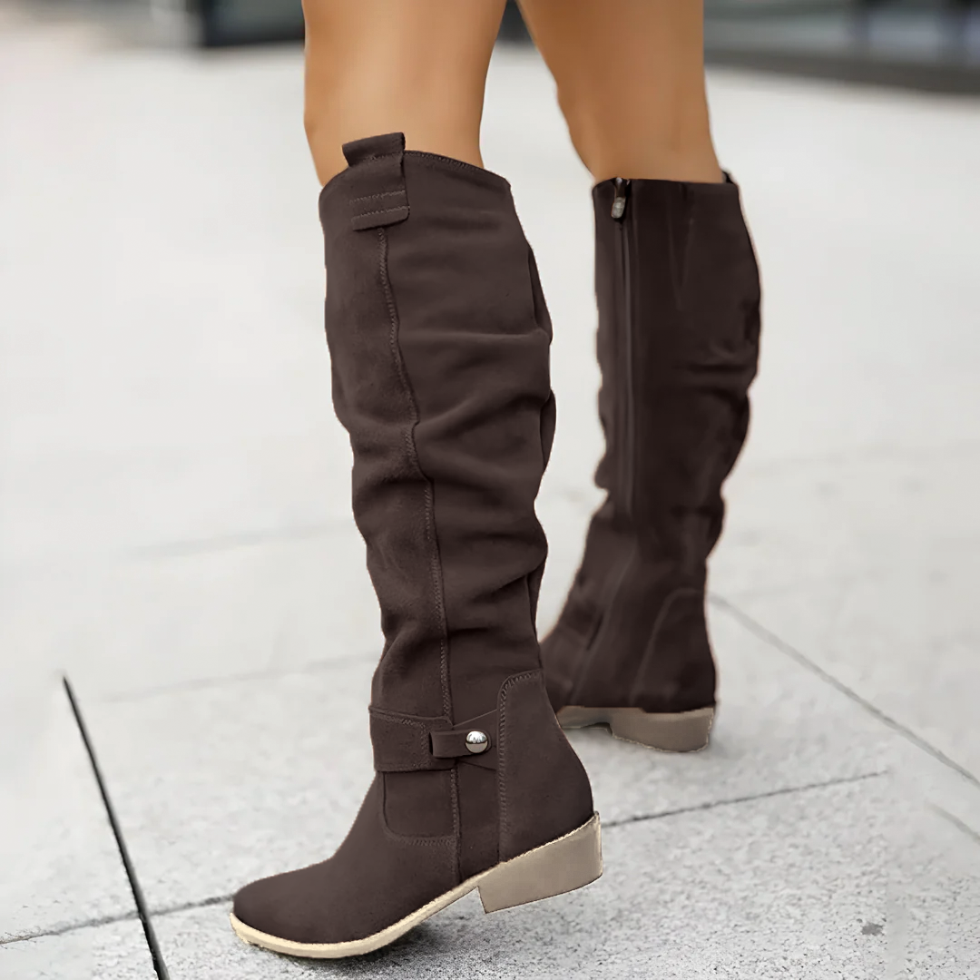 Titan - Suede Knee Boots