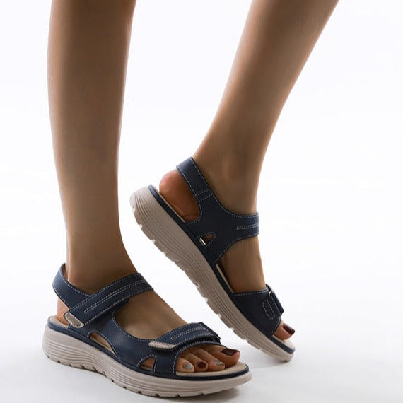 Halo - Platform Velcro Sandals
