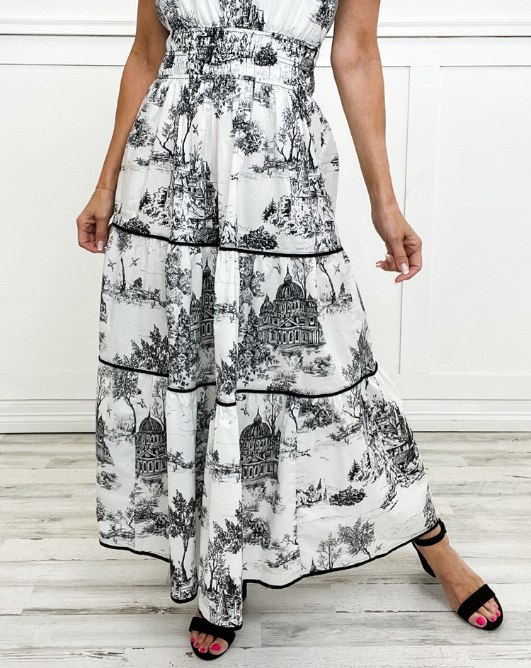Irelle - Toile Print Maxi Dress