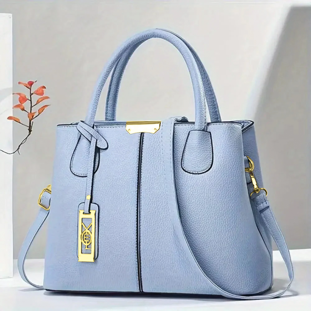 Delvire - Vegan Leather Structured Handbag