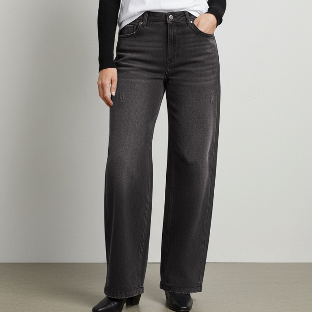 Zivara - Wide Leg Denim Jeans