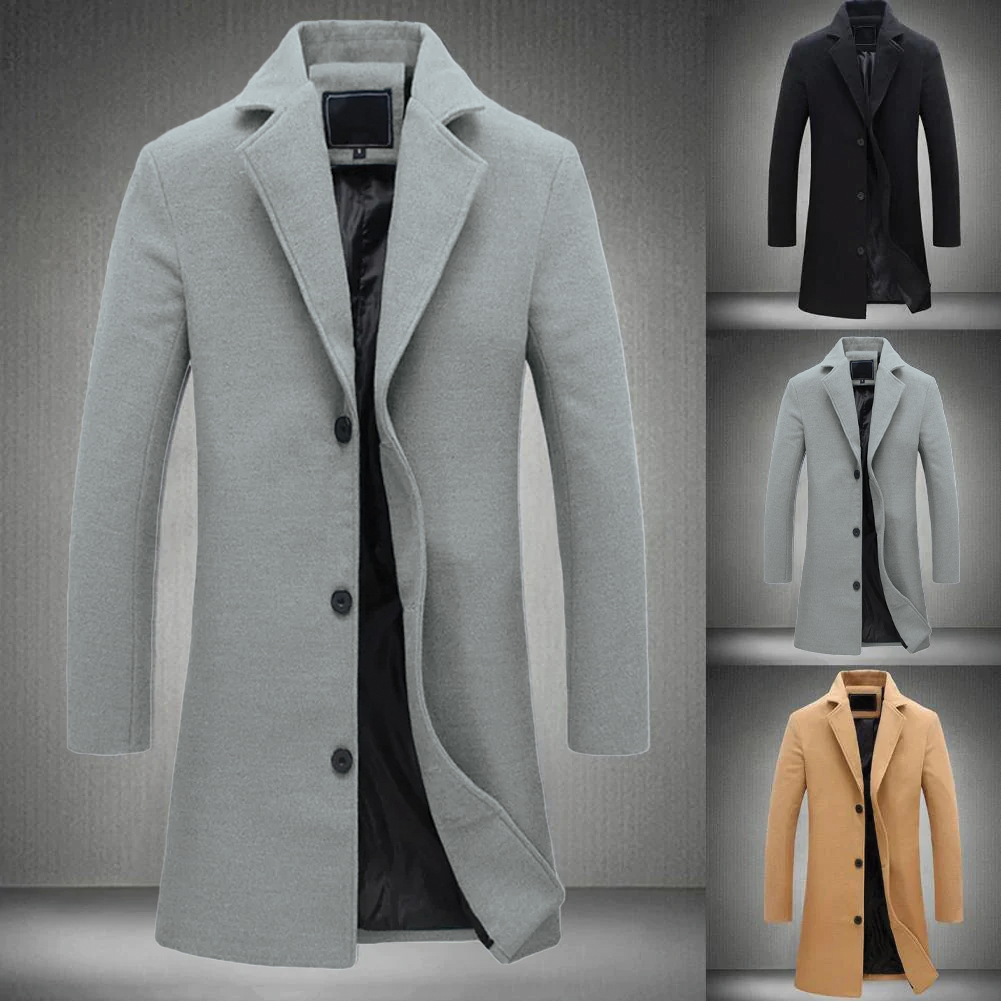 Raxen - Wool Blend Overcoat